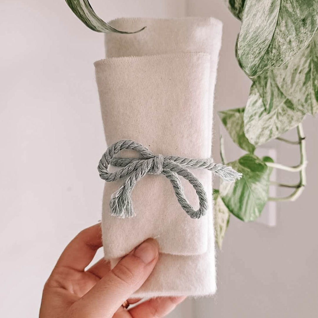 Organic Cotton Face & Body Cloths