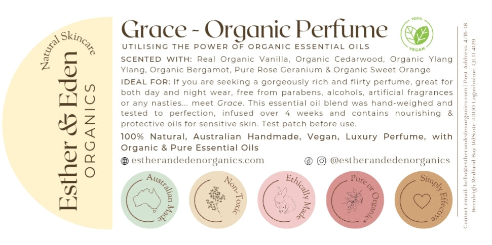 Grace - Organic Handcrafted Perfume