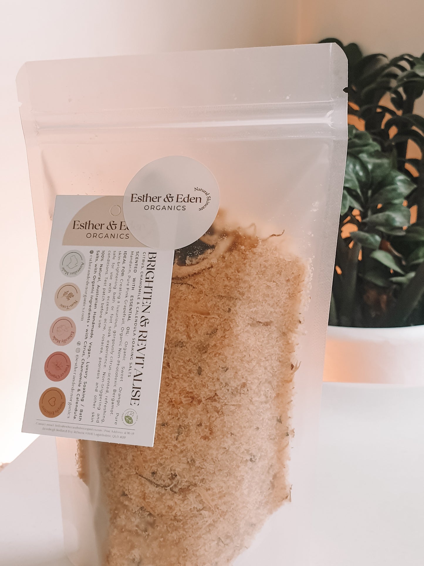 Brighten and Revitalise Sweet Citrus Soaking Salts Bag
