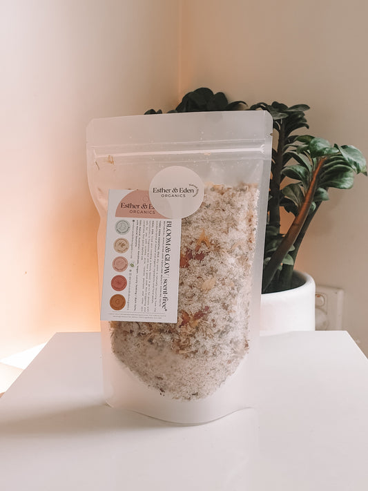 Bloom and Glow Botanical Soaking Salts Bag